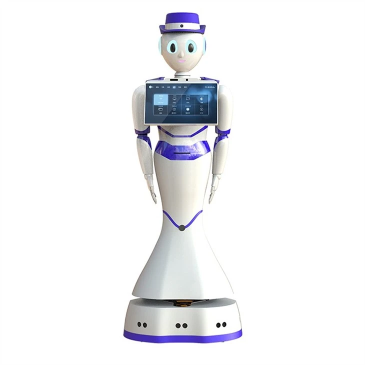 Komercinis parodų salės humanoidinis robotas