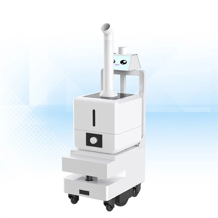 Kvadratinis dugno purškiamas dezinfekavimo robotas