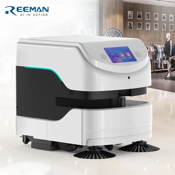 Komercinis šluostymo valymo robotas